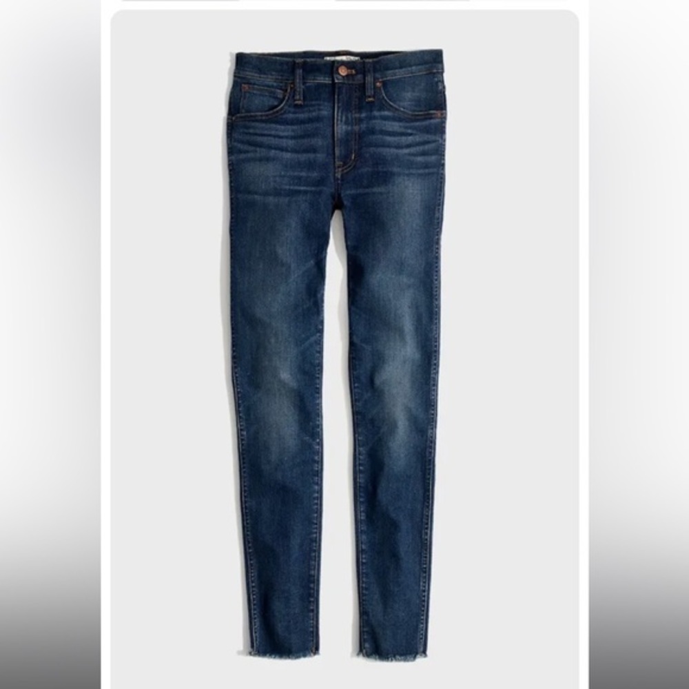 🎉Host Pick🎉 Madewell 9” Mid-Rise Skinny Jeans‎ Size 25 w/ 5 pockets & stretch - Picture 3 of 10